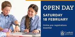 Banner image for OPEN DAY 18 FEB 2023 | WHEELERS HILL CAMPUS JUNIOR SCHOOL