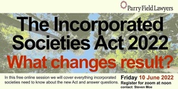 Banner image for The New Incorporated Societies Act 2022: What changes result?