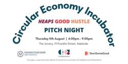 Banner image for Heaps Good Hustle Circular Economy Pitch Night