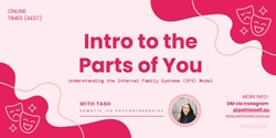 Banner image for ONLINE WORKSHOP | Intro to the Parts of You: Understanding the Internal Family Systems (IFS) Model 