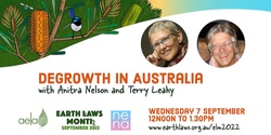 Degrowth in Australia, with Anitra Nelson and Terry Leahy