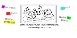 Banner image for SING! Community Choir (Wellington) - Classic Pop Songs Galore!!