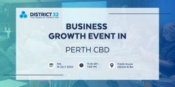 Banner image for District32 Business Networking - Perth CBD - Fri 19 July