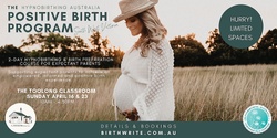 Banner image for Hypnobirthing Australia Positive Birth Program for Expectant Parents - 2 Day Workshop - Port Fairy