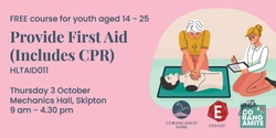 Banner image for Provide First Aid (Includes CPR) - HLTAID011 - Skipton