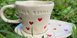 Banner image for Pottery Workshop - Loving Hearts Cup and Saucer - Gold Coast