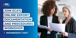 Banner image for Export Documentation and Procedures Workshop (1 May)