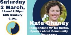 Banner image for Kate Chaney speaks on Community Democracy