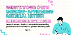 Banner image for Gender Affirming Letters 