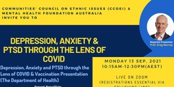 Banner image for Anxiety Depression and PTSD through the lens of COVID