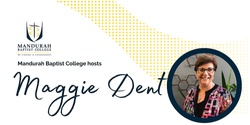 Banner image for Maggie Dent Parent Seminar
