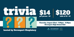 Banner image for Trivia Night hosted by Devonport Chaplaincy