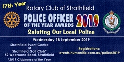 Banner image for Strathfield Rotary Police Officer of the Year Awards 2019