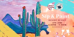 Banner image for Desert Sunset - Sip & Paint @ The Bassendean Hotel