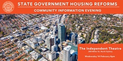 Banner image for State Government Housing Reforms  - Community Information Evening
