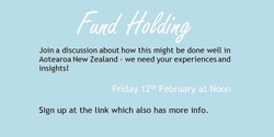 Banner image for Fund Holding: DIscussing options for the future 
