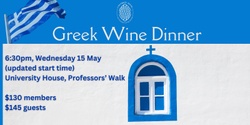 Banner image for Greek wine Dinner