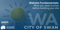 Banner image for Website Fundamentals - What you need to know before building your site - City of Swan