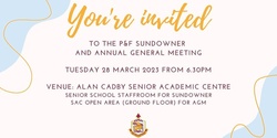 Banner image for 2023 P&F Sundowner and Annual General Meeting