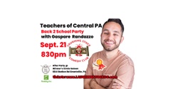 Banner image for Central PA Teacher's Appreciation Night with Gaspare Randazzo