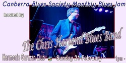 Banner image for CBS February Blues Jam hosted by The Chris Harland Blues Band