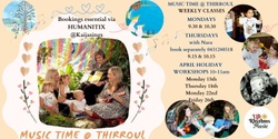 Banner image for HOLIDAY MUSICTIME Friday April 26 10am-11