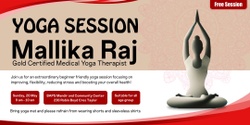Banner image for Free Yoga Session With Mallika