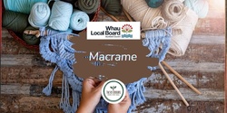 Macrame for Adults, Blockhouse Bay Library, Sunday 2 April 1pm - 3 pm