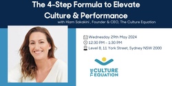 Banner image for The 4-Step Formula to Elevate Culture & Performance