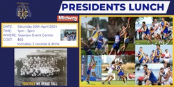 Banner image for Presidents Lunch - Vs Footscray