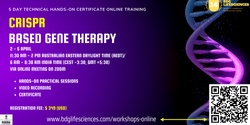 Banner image for CRISPR based Gene Therapy 5 Day Certificate Online Training