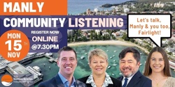 Banner image for Manly - Community Listening Event