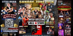 Banner image for Barnardsville, NC - Micro-Wrestling All * Stars, Show: Little Mania Rips Through the Ring!