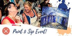 Banner image for Paint & Sip Event: Van Gogh's Starry Night Over The Rhone 22/03/23