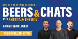 Banner image for Beers and chats with Sheeda and The Gov