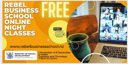 Banner image for Rebel Business School Online Night Classes 2022