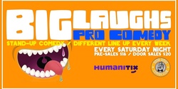 Banner image for Big Laughs - Pro Comedy Night