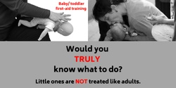 Banner image for Whitfords baby/ toddler first-aid course - 2 November