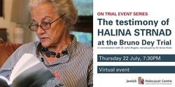 Banner image for On Trial: The testimony of Halina Strnad at the Bruno Dey Trial