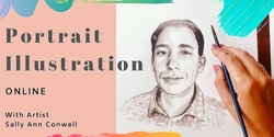 Banner image for ONLINE Portrait Illustration Workshop