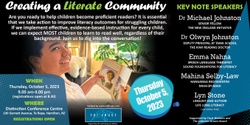 Banner image for Creating a Literate Community