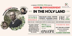 Banner image for Hope and Empowerment in the Holy Land, with Professor Mazin Qumsiyeh