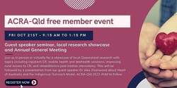 Banner image for ACRA-Qld Seminar and Research Showcase