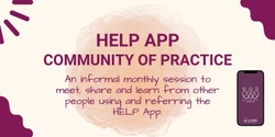 Banner image for Webinar - HELP Community of Practice - June