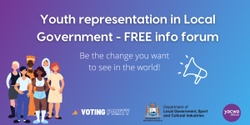 Banner image for Youth in Local Government Forum (Western Suburbs) - FREE