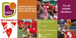 Banner image for Sydney Swans x Down Syndrome NSW Match Day