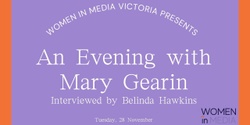 Banner image for An evening with Mary Gearin