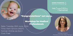 Banner image for Congratulations Initiative Workshop: "Congratulations" Not Sorry