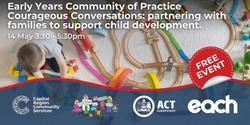 Banner image for Early Years Community of Practice Courageous Conversations