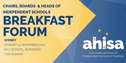 Banner image for Sydney | AHISA Chairs, Boards & Heads Forum